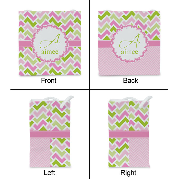 Pink & Green Geometric Party Favor Gift Bag - Matte - Approval