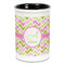 Pink & Green Geometric Ceramic Pencil Holders - Black