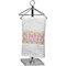 Pink & Green Geometric Personalized Finger Tip Towel
