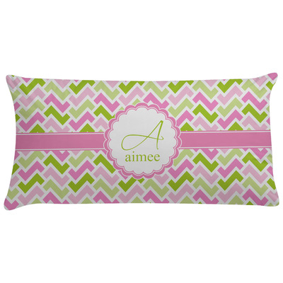 Pink & Green Geometric Pillow Case (Personalized)