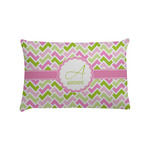 Pink & Green Geometric Pillow Case - Standard (Personalized)
