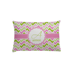 Pink & Green Geometric Pillow Case - Toddler (Personalized)