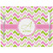 Pink & Green Geometric Placemat with Props