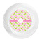 Pink & Green Geometric Plastic Party Dinner Plates - Approval
