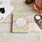Pink & Green Geometric Playing Cards - In Context