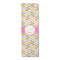 Pink & Green Geometric Runner Rug - 2.5'x8' w/ Name and Initial