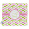 Pink & Green Geometric Security Blankets - Double Sided (Personalized)