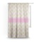 Pink & Green Geometric Sheer Curtain