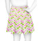 Pink & Green Geometric Skater Skirt - Back