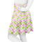 Pink & Green Geometric Skater Skirt - Side