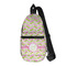 Pink & Green Geometric Sling Bag (Personalized)