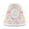 Pink & Green Geometric Small Chandelier Lamp - FRONT