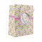 Pink & Green Geometric Small Gift Bag - Front/Main