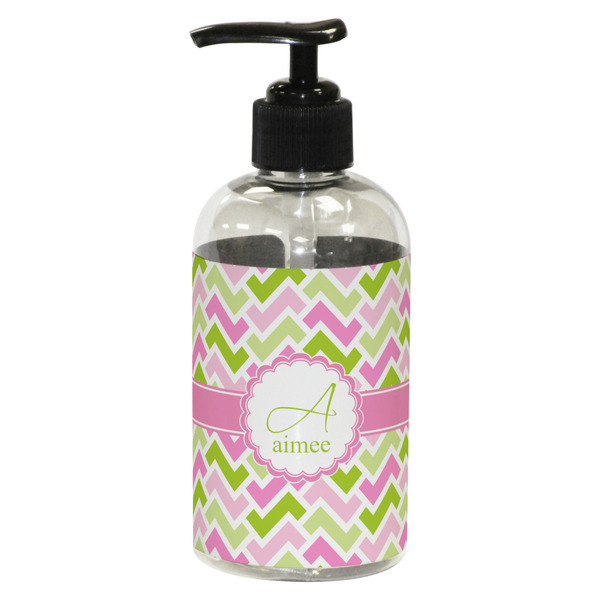 Pink & Green Geometric Small Soap/Lotion Bottle