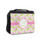 Pink & Green Geometric Small Travel Bag - FRONT
