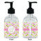 Pink & Green Geometric Glass Soap/Lotion Dispenser - Approval