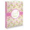 Pink & Green Geometric Softbound Notebook (Personalized)