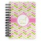 Pink & Green Geometric Spiral Journal Small - Front View