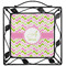 Pink & Green Geometric Square Trivet - w/tile