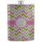 Pink & Green Geometric Stainless Steel Flask
