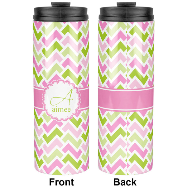 Pink & Green Geometric Stainless Steel Tumbler - Apvl