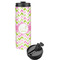 Pink & Green Geometric Stainless Steel Skinny Tumbler (Personalized)