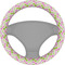 Pink & Green Geometric Steering Wheel Cover