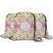 Pink & Green Geometric String Backpack - MAIN