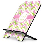 Pink & Green Geometric Stylized Tablet Stand (Personalized)