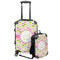 Pink & Green Geometric Kids 2-Piece Luggage Set - Suitcase & Backpack (Personalized)