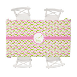 Pink & Green Geometric Tablecloth - 58"x102" (Personalized)