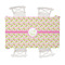 Pink & Green Geometric Tablecloth - 58"x102" (Personalized)