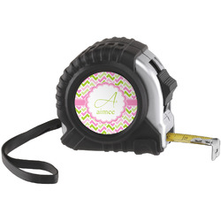 Pink & Green Geometric Tape Measure (Personalized)