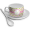 Pink & Green Geometric Tea Cup Single