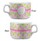 Pink & Green Geometric Tea Cup - Single Apvl