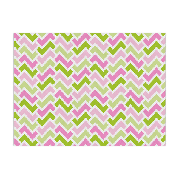 Custom Pink & Green Geometric Tissue Paper Sheets - Large - Heavyweight