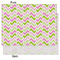 Pink & Green Geometric Tissue Paper - Heavyweight - Medium - Front & Back