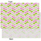 Pink & Green Geometric Tissue Paper - Heavyweight - XL - Front & Back