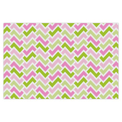 Pink & Green Geometric X-Large Tissue Papers Sheets - Heavyweight