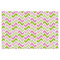 Pink & Green Geometric Tissue Paper - Heavyweight - XL - Front