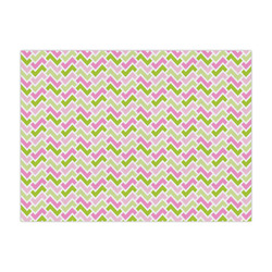 Pink & Green Geometric Large Tissue Papers Sheets - Lightweight