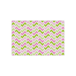 Pink & Green Geometric Small Tissue Papers Sheets - Lightweight