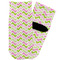 Pink & Green Geometric Toddler Ankle Socks