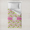 Pink & Green Geometric Toddler Duvet Cover Only