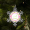 Pink & Green Geometric Vintage Snowflake - (LIFESTYLE)