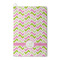Pink & Green Geometric Waffle Weave Golf Towel (Personalized)