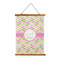 Pink & Green Geometric Wall Hanging Tapestry - Portrait - MAIN