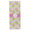Pink & Green Geometric Wine Gift Bag - Gloss - Front