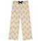 Pink & Green Geometric Womens Pajama Pants - M