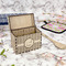 Pink & Green Geometric Wood Recipe Boxes - Lifestyle